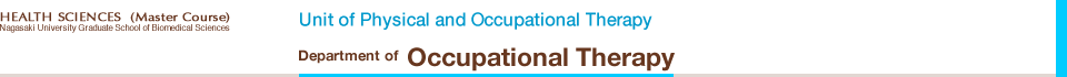 Unit of Physical and Occupational Therapy: Department of Occupational Therapy