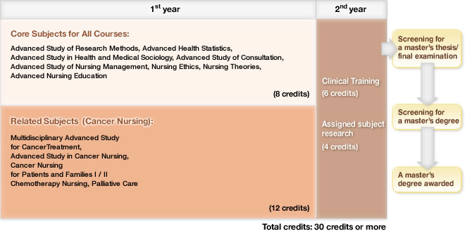 Training course for certified nurses specialist (cancer nursing and radiation nursing)